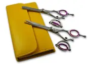 Professional hairdressing hair cutting Scissors Salon Shears Silver Titanium5.5"