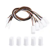 Magnetic Reed Switch, 5 Pack NO NC Ring Alarm Contact Sensor Switch, White