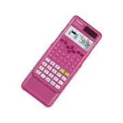 Casio 2nd Edition 16-Digit Solar Powered Scientific Calculator Pink