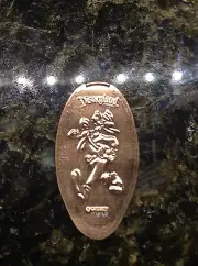 RETIRED Disneyland Park Souvenir pressed penny Adventureland Goofy #116