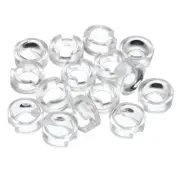 13mm LED Convex Len 15pc 100 Degree Beam Angle Acrylic LED Optical Condenser Len