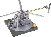 MechPuConToy Engine Model Kit That Works, Stirling Functional Mechanical Helicopter Engine Set (KIT Version)