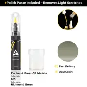 Touch Up Paint For Land Rover All Models 635 Richmond Green With Polish Paste