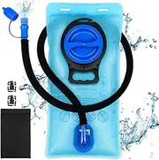 TUDEQU TPU 2L Hydration Bladder,Leak-Proof,with Bonus Insulated Sleeve,Keeps Ice Water Cold,Water Bladder for Hiking,Cycling
