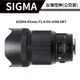 【送清潔組】SIGMA 85mm F1.4 DG HSM ART (總代理公司貨)