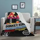 Vintage Style Retro Donkey Kong NES Box Nintendo Ultra-Soft Micro Fleece Blanket