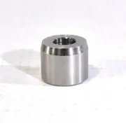 Drill bushing jig guide 1/4 ID stainless steel press fit rimless