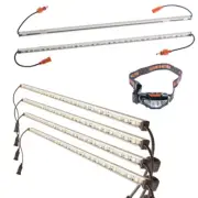 Kings 4 Bar Camp Light Kit + LED Camp Light Extension Kit + Camping Head Torch