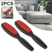 2Pcs Double Sided Lint Brush Clothes Fluff Pet Hair Remover Fabric Dust Cleaner