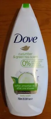 Dove Refreshing Cucumber & Green Tea Body Wash 750ml /25.36oz