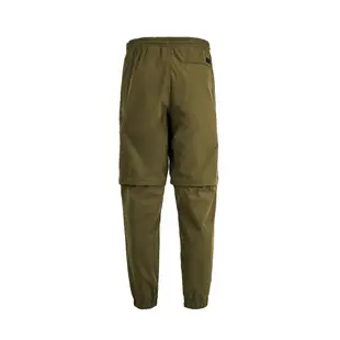 Timberland 男款深橄欖色防潑水可拆卸式慢跑褲|A6THP302