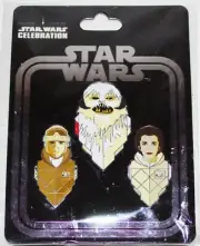Star Wars ESB Hoth 3 Pin Set Celebration Anaheim 2020 Luke Leia Wampa SEALED