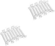 PRETYZOOM 16 Pcs Roman Pillar Cake Stand Roman Columns Pillars Cake Pillars Columns Presentoir Gateau Cake Pillars for Wedding Cakes Show Rack Ceremony Princess Tiered Shelf White