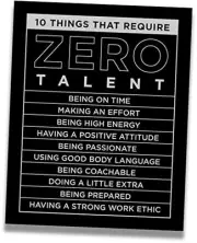 10 Things That Require Zero Talent Room Decor - Inspirational Wall 14L" x 11W"