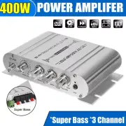 400W Mini HiFi MP3 Radio Car Home Audio Stereo Bass Speaker Booster Amplifier