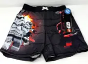 Star Wars LEGO Kids Swim Trunks Shorts - Darth Vader / Stormtroopers Size 4/5