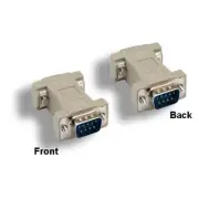 Kentek DB9 9Pin Male/Male Serial AT Modem Adapter RS-232 Straight Through Molded