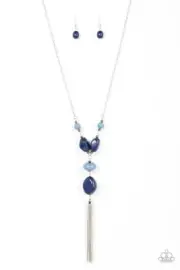 Paparazzi Heavenly Harmony Blue Necklace NWT