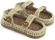 [Jefferies Socks] Baby-Boys Sandal Crochet Bootie
