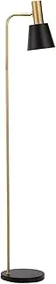[Pauleen] 48144 Grand Elegance Floor Lamp with Gold Floor Lamp in Black Max. 25 W E27 Black/Gold 230 V Metal