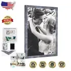 Chic 28x20 Rustic Blue Frame with Safe Glass- Perfect for Any Occasion