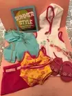 American Girl Today Beach Fun Wardrobe & Beach Towel / 2 Outfits - NEW in Box