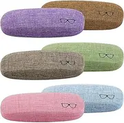 [ZONLY] Eyeglasses Case,(6 Piece) Unisex Hard Shell Eyeglasses Cases Protective Case For Glasse