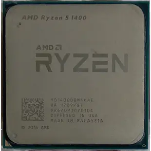 AMD Ryzen R5-1400 CPU (AM4 腳位) 附風扇