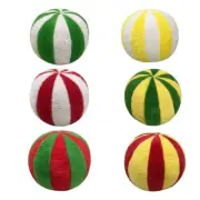Christmas Round Ball Pillow Nordic Style Candy Throw Pillow Soft Plush Cushions