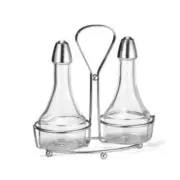 Tablecraft 608N 8 oz Oil and Vinegar Cruet Set