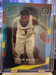2017-18 Optic Malik Monk Red Yellow Rated Rookie RC #190 Hornets Y62
