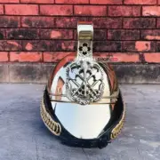 Nautical British Fireman Helmet Fire Brigade Fire fight Wearable With Stand
