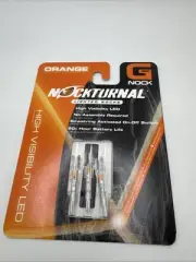 Archery Nockturnal NT-615 Lighted Archery Nocks for Arrows - Orange, Pack of 3