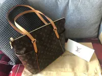 在飛比找Yahoo!奇摩拍賣優惠-LV M56689 肩背包 手提包 老花 全新 有購買證明 