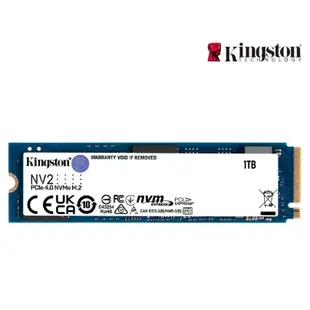 金士頓 Kingston NV2 1TB Gen4 PCIe SSD 固態硬碟(SNV2S/1000G)【吾須省工作室】