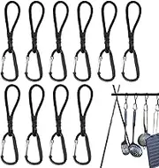 Carabiner Bungee Cord, Elastic Rope Carabiner Bungee Straps - Backpack Bungee Cord, Heavy Duty Straps with Climbing Buckle for, Outdoor Tent