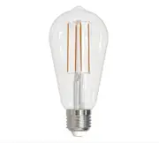 Eglo Lighting 5W LED E27 Dimmable ST64 Globe - Clear - 5000K