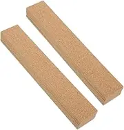 NUOBESTY 10pcs Adhesive Cork Board Strips for Walls Natural Frameless Cork Bulletin Bar Strips for Office and Home Decoration Easy Memo Display