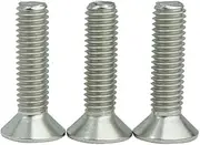50pcs M2 M2.5 M3 M4 Stainless Steel 304 Hexagonal Socket Countersunk Screw Flat Head Screw Bolts Hex Screw(16mm,M2.5)