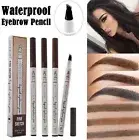 New Microblading Tattoo Eyebrow Ink Pen Eye Brow Pencil Brow Enhancer Stencil AU
