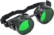 UMBRELLALABORATORY Steampunk Mad Scientist Goggles Rave Glasses costume eye protection goggles welding style