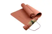 Powertrain Eco Friendly TPE Yoga Exercise Pilates Mat 6mm - Pink