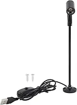 Spot Light, Standing USB Powered LED Spotlight, Aluminium Standing Cabinet Jewelry Display Spotlight for Arts Painting Plants (Warm Light)