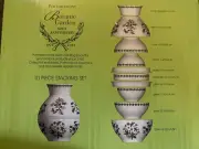 Portmeirion Botanic Garden Nesting 10 Piece Bowls Stackable Limited Edition NIB