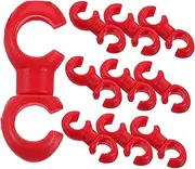 BESPORTBLE Mountain Road Bike Cable Buckles 30pcs S-Hook Clips Bike Line Buckles for Brake Shift Cables Safety Organized Appearance