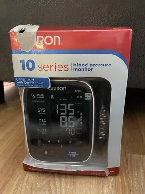 Omron Series 10 Upper Arm Blood Pressure Monitor With Comfit Cuff White/Black