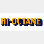 Richfield Hi-Octane Flat Ad Glass (AG422) - SEE DESCRIPTION