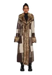 [dELiA*s by Dolls Kill] Wanderlust Roaming Patchwork Coat