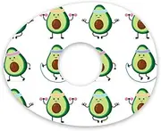 Freestyle Libre Adhesive Patch Precut Avocados Design Adhesive Patches with Split Backing, Easy to Apply x 10 Pack