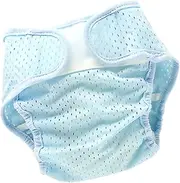 ORFOFE Soft Texture Baby Diaper Mesh Outer Breathable Stretchable Baby Toilet Prevents Washable Reusable
